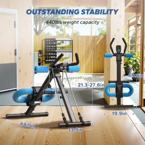 Ab Machine Adjustable Trainer Workout Machine