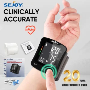 Electronic Blood Pressure Monitor Wrist Cuff Tonometer